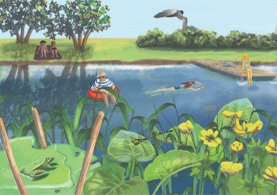 Schlussbild aus dem Buch Der graue Fluss